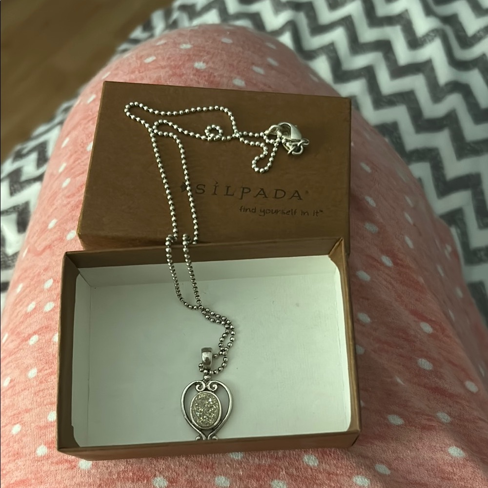 Sajen Silver Pendant Necklace